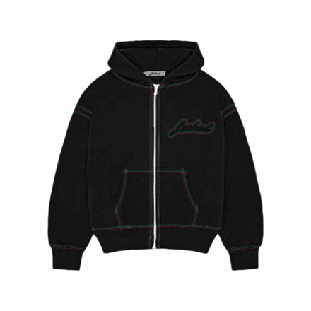 TRI STITCH HOODIE (BLACK)