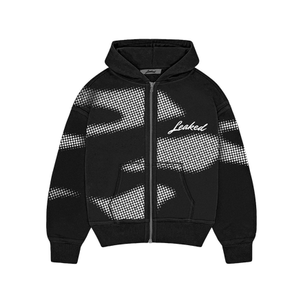 Dotted Hoodie (Black)